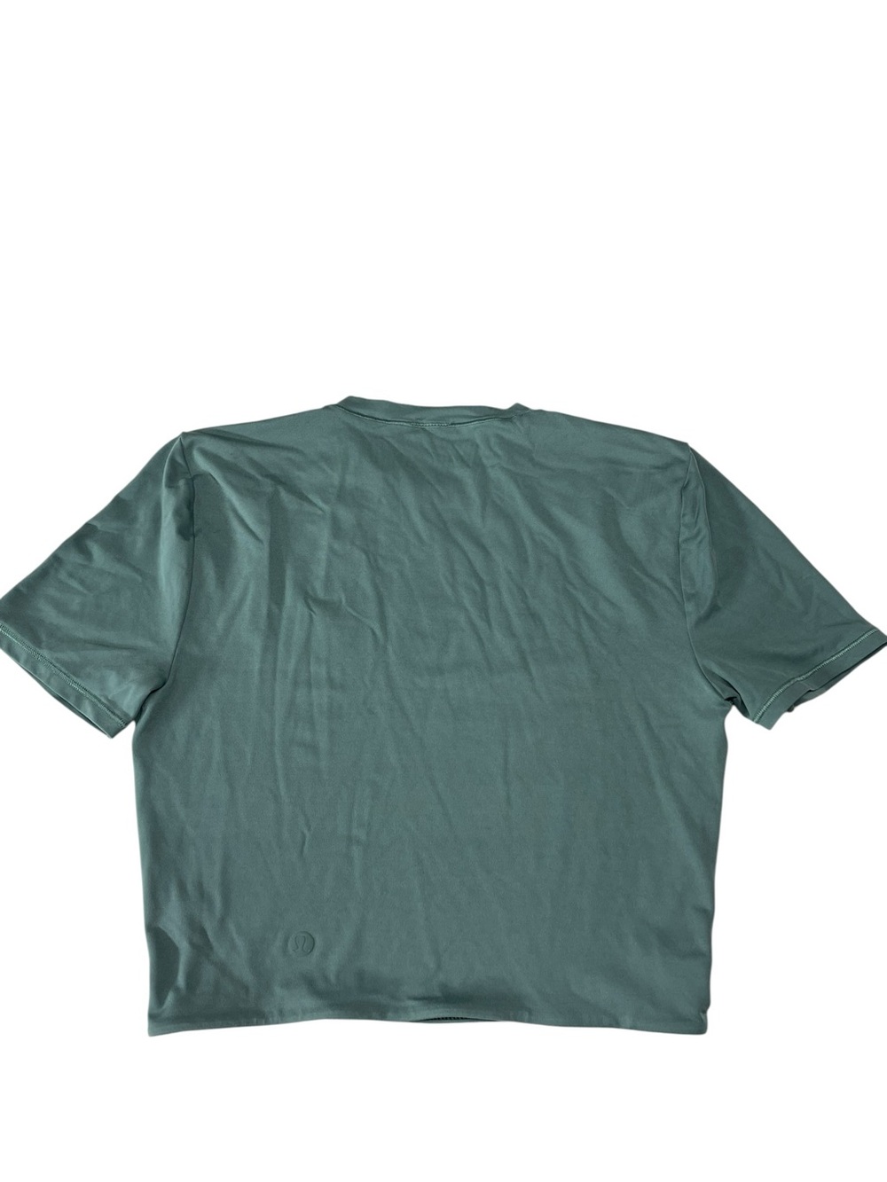 Lululemon Wundermost Ultra-Soft Nulu Crewneck Cropped T-Shirt Size XS Forest - Picture 5 of 9